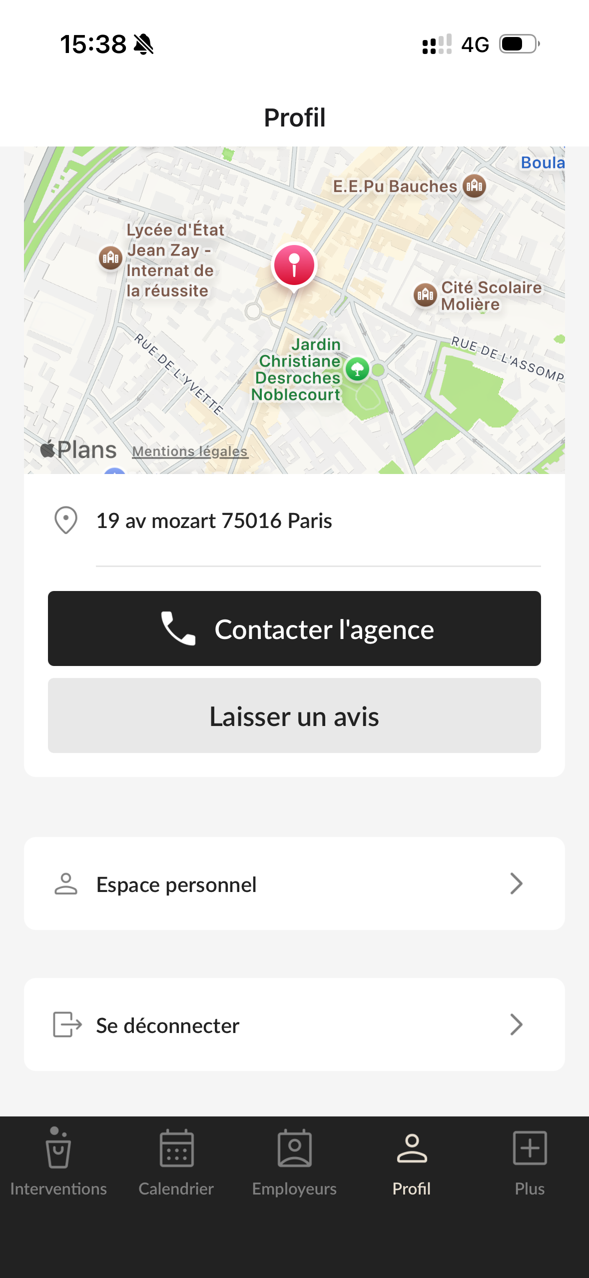 PRO Nos Aimés déconnexion